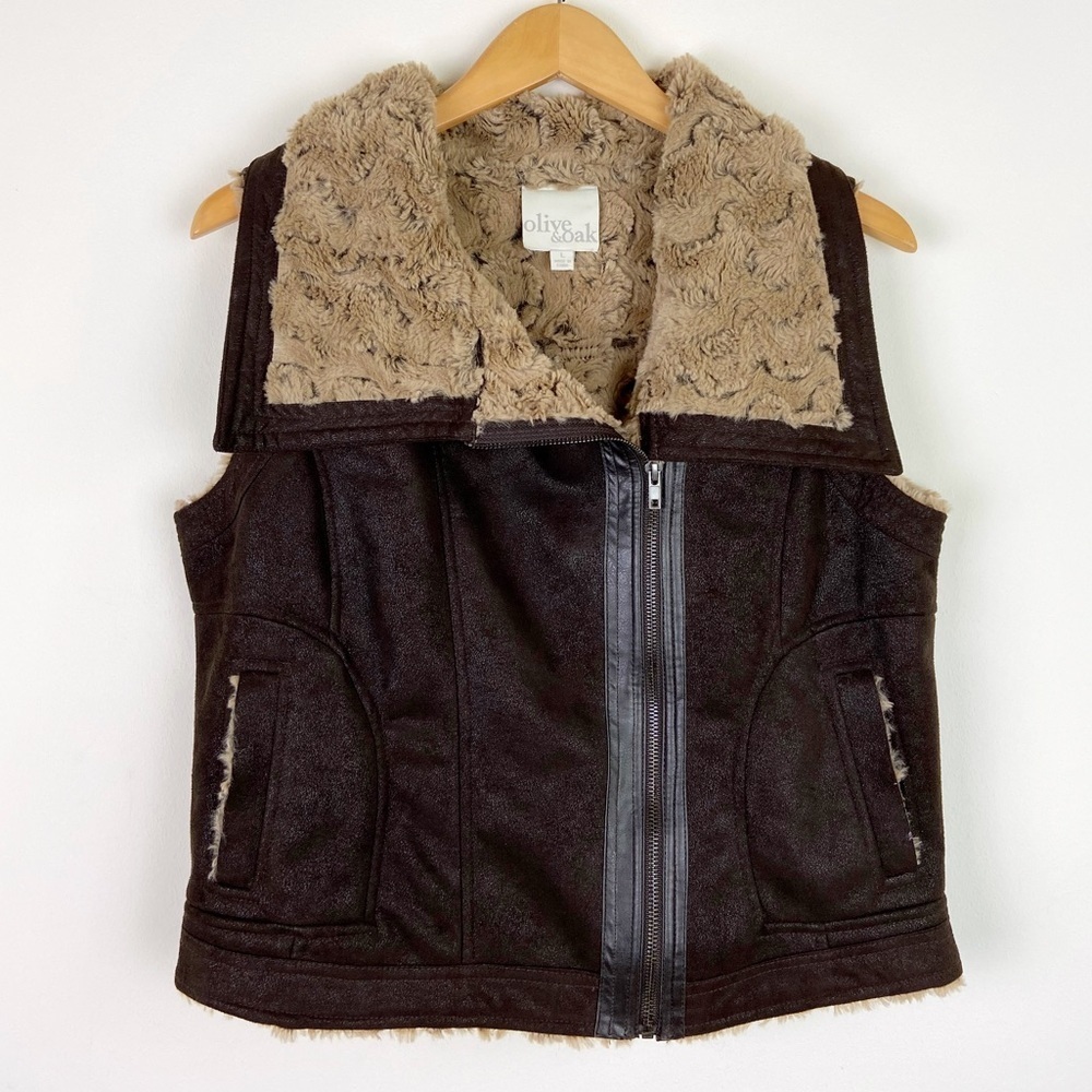 Olive & Oak Faux Suede Vest
